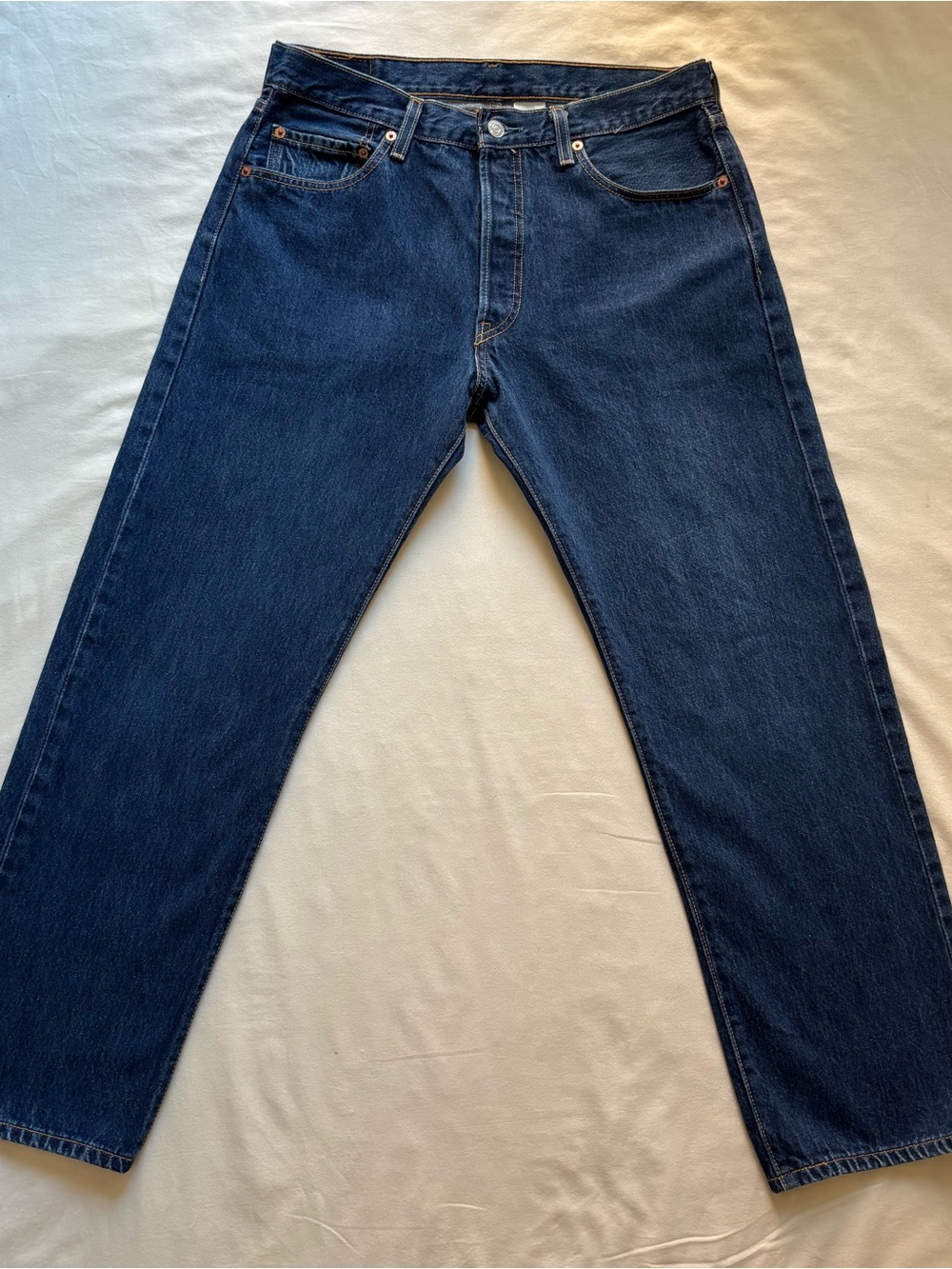 Vintage 2002 Levi’s 501-0115 Original Fit Jeans Men’s 34x30 Dark Wash Button Fly